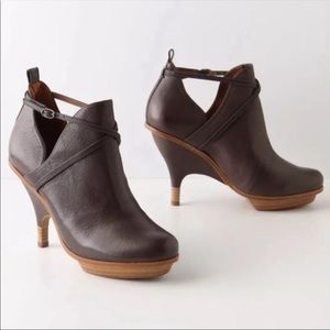 Anthropologie Leifdottir Brown Illka Boots
